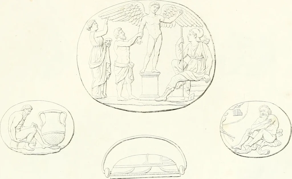 An illustration from Collection of the most remarkable monuments of the National Museum, 1869, leaf 274