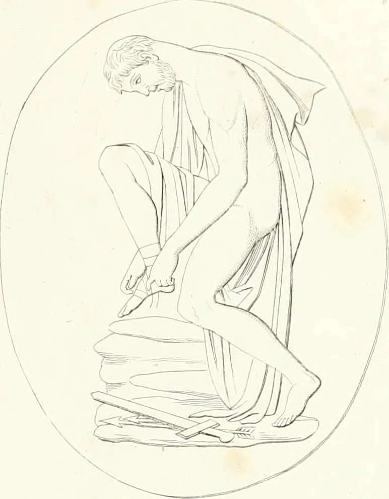 An illustration from Collection of the most remarkable monuments of the National Museum, 1869, leaf 280