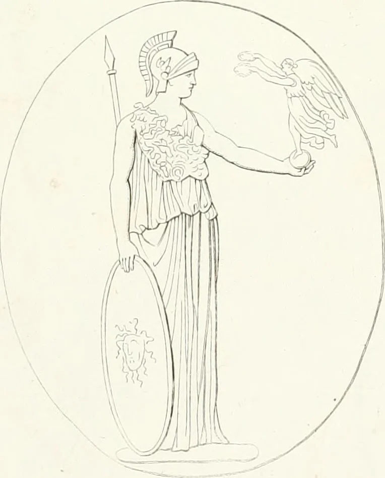 An illustration from Collection of the most remarkable monuments of the National Museum, 1869, leaf 280
