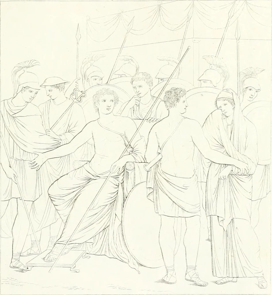 An illustration from Collection of the most remarkable monuments of the National Museum, 1869, leaf 308