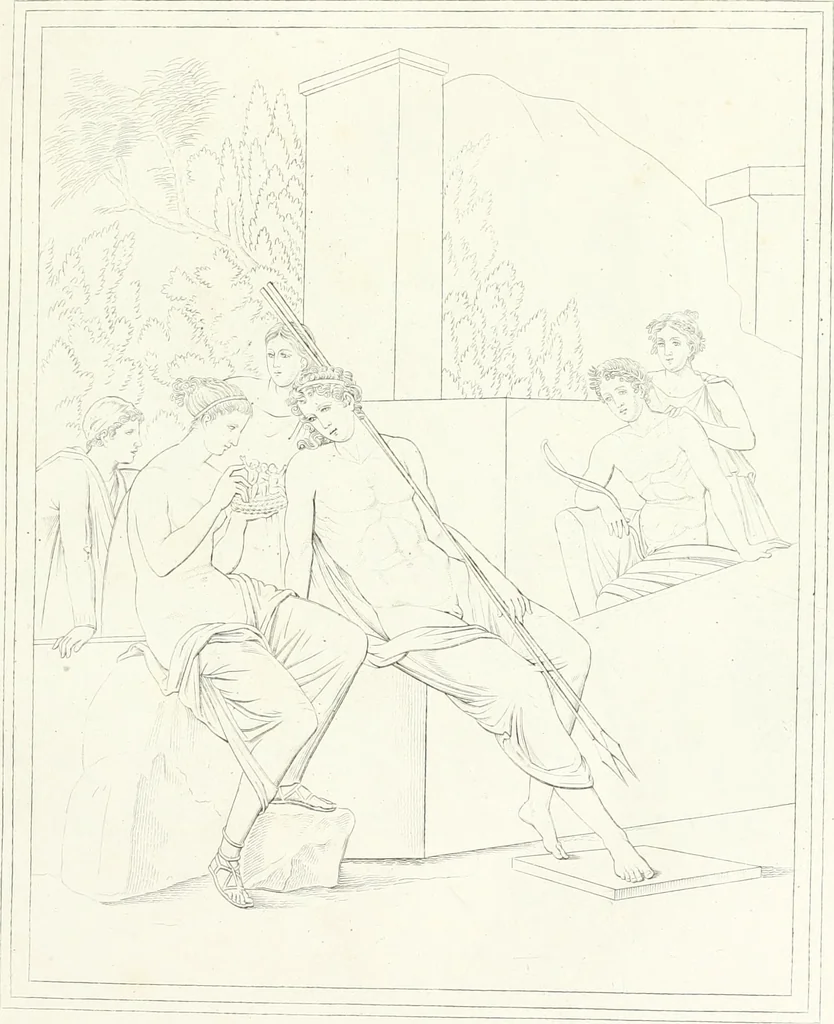 An illustration from Collection of the most remarkable monuments of the National Museum, 1869, leaf 316