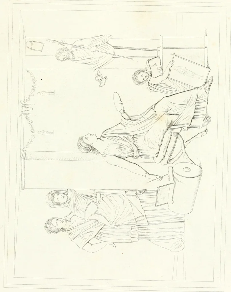 An illustration from Collection of the most remarkable monuments of the National Museum, 1869, leaf 328