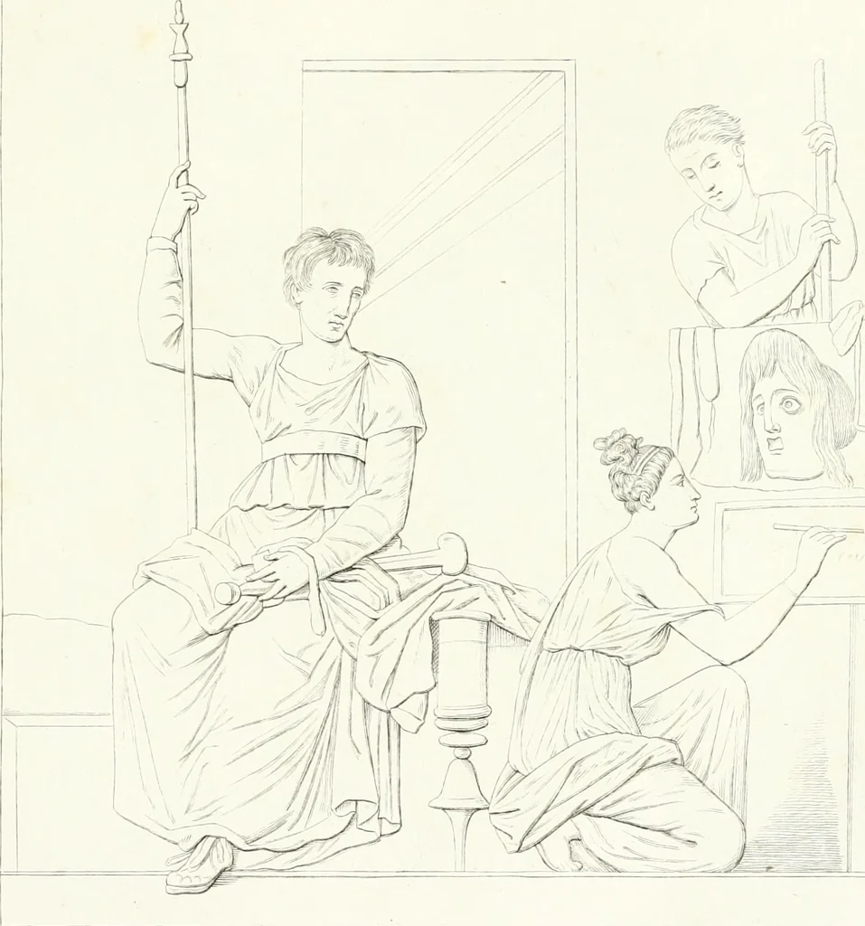 An illustration from Collection of the most remarkable monuments of the National Museum, 1869, leaf 336