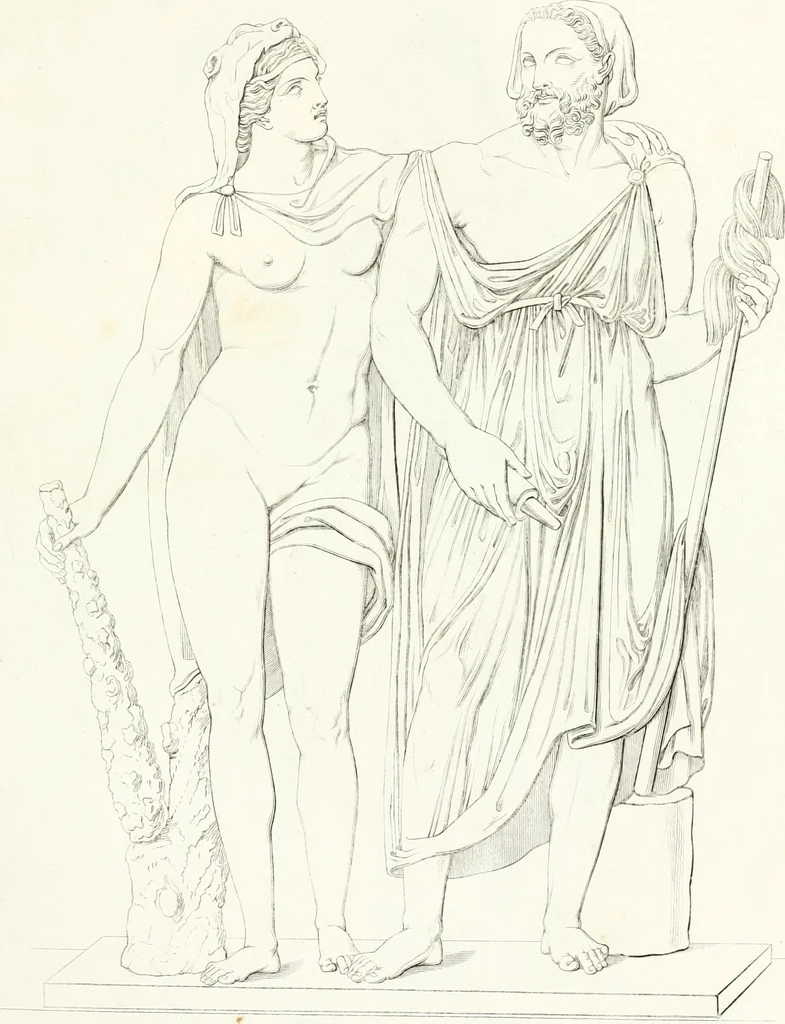 An illustration from Collection of the most remarkable monuments of the National Museum, 1869, leaf 34