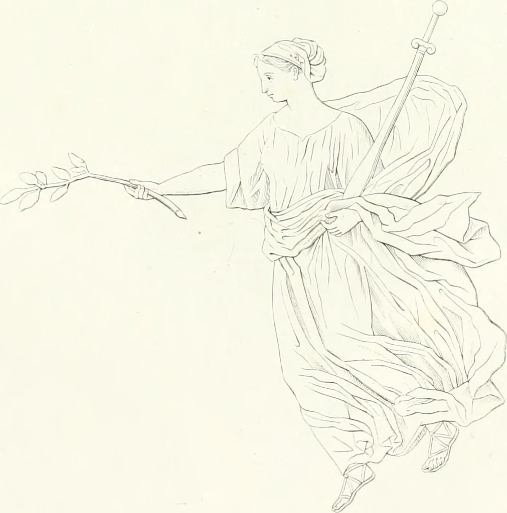 An illustration from Collection of the most remarkable monuments of the National Museum, 1869, leaf 354