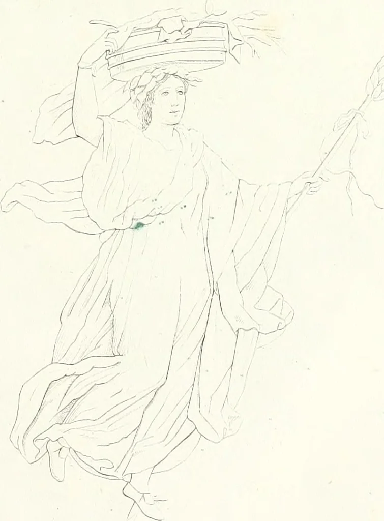 An illustration from Collection of the most remarkable monuments of the National Museum, 1869, leaf 358