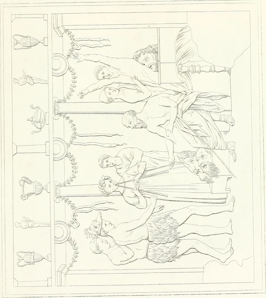 An illustration from Collection of the most remarkable monuments of the National Museum, 1869, leaf 372