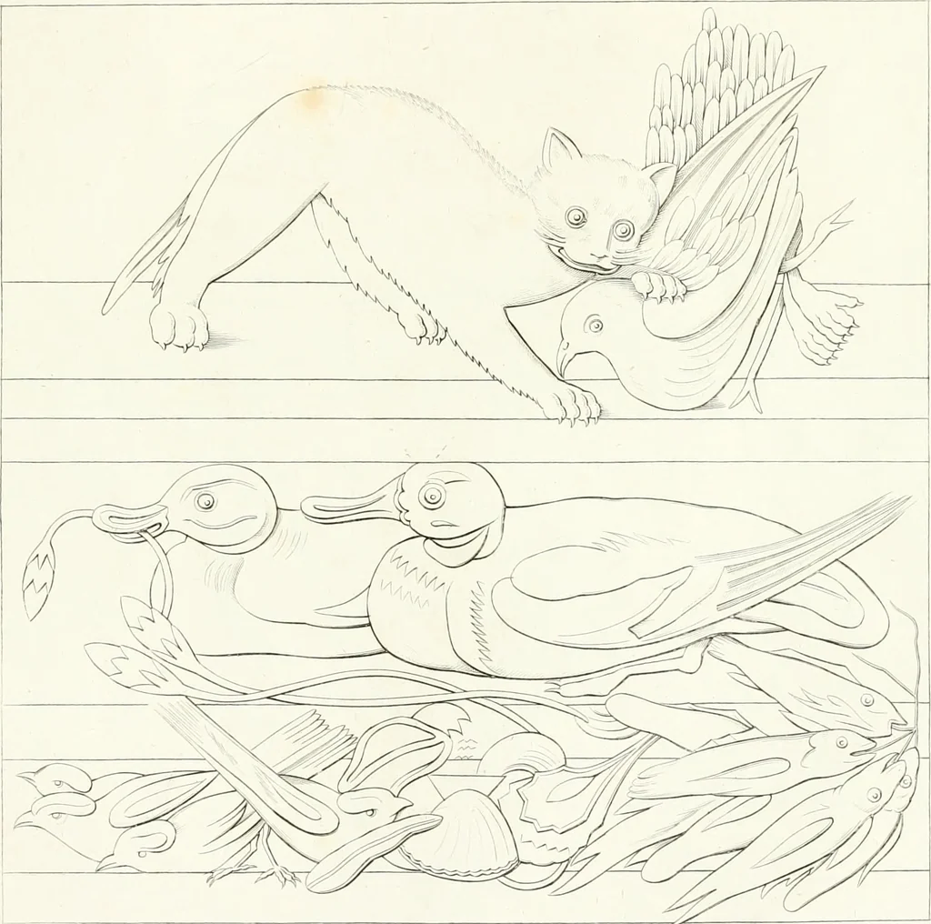 An illustration from Collection of the most remarkable monuments of the National Museum, 1869, leaf 382