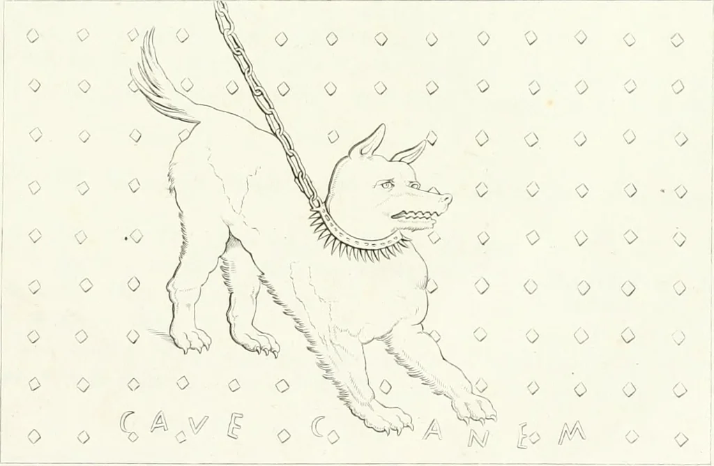 An illustration from Collection of the most remarkable monuments of the National Museum, 1869, leaf 384