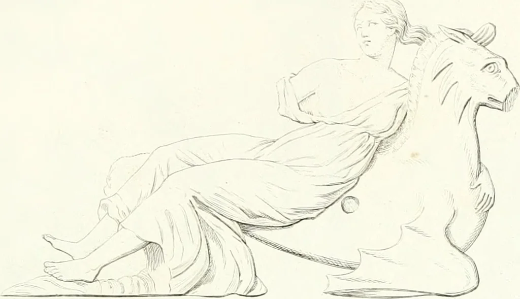 An illustration from Collection of the most remarkable monuments of the National Museum, 1869, leaf 406