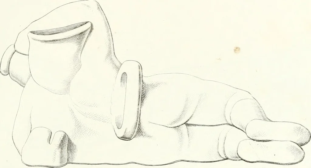 An illustration from Collection of the most remarkable monuments of the National Museum, 1869, leaf 410