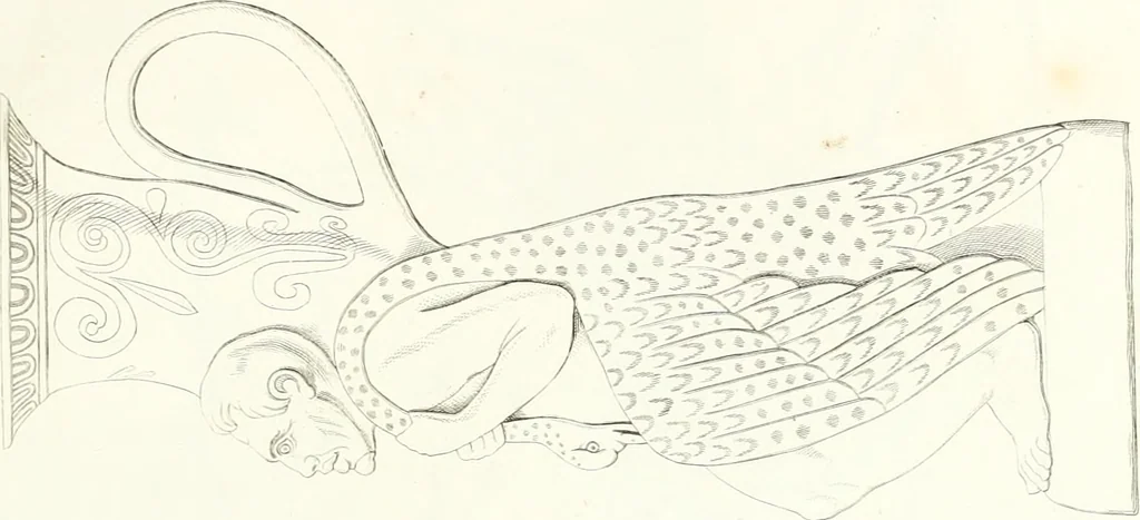 An illustration from Collection of the most remarkable monuments of the National Museum, 1869, leaf 412