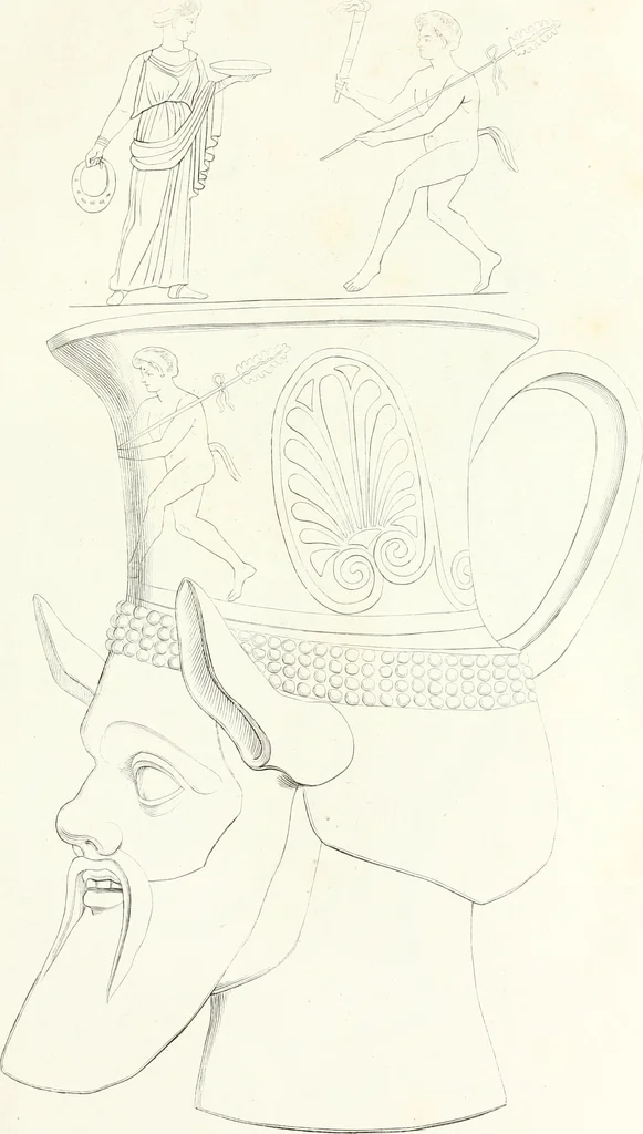 An illustration from Collection of the most remarkable monuments of the National Museum, 1869, leaf 416