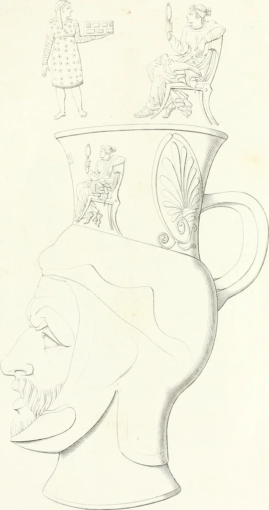 An illustration from Collection of the most remarkable monuments of the National Museum, 1869, leaf 418