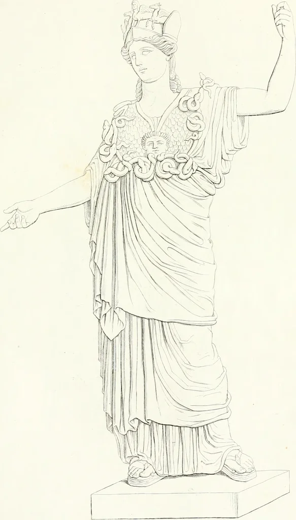 An illustration from Collection of the most remarkable monuments of the National Museum, 1869, leaf 42