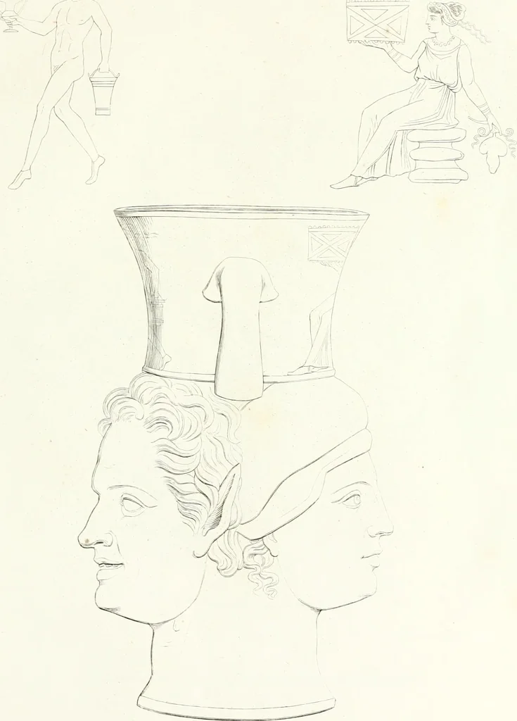 An illustration from Collection of the most remarkable monuments of the National Museum, 1869, leaf 420