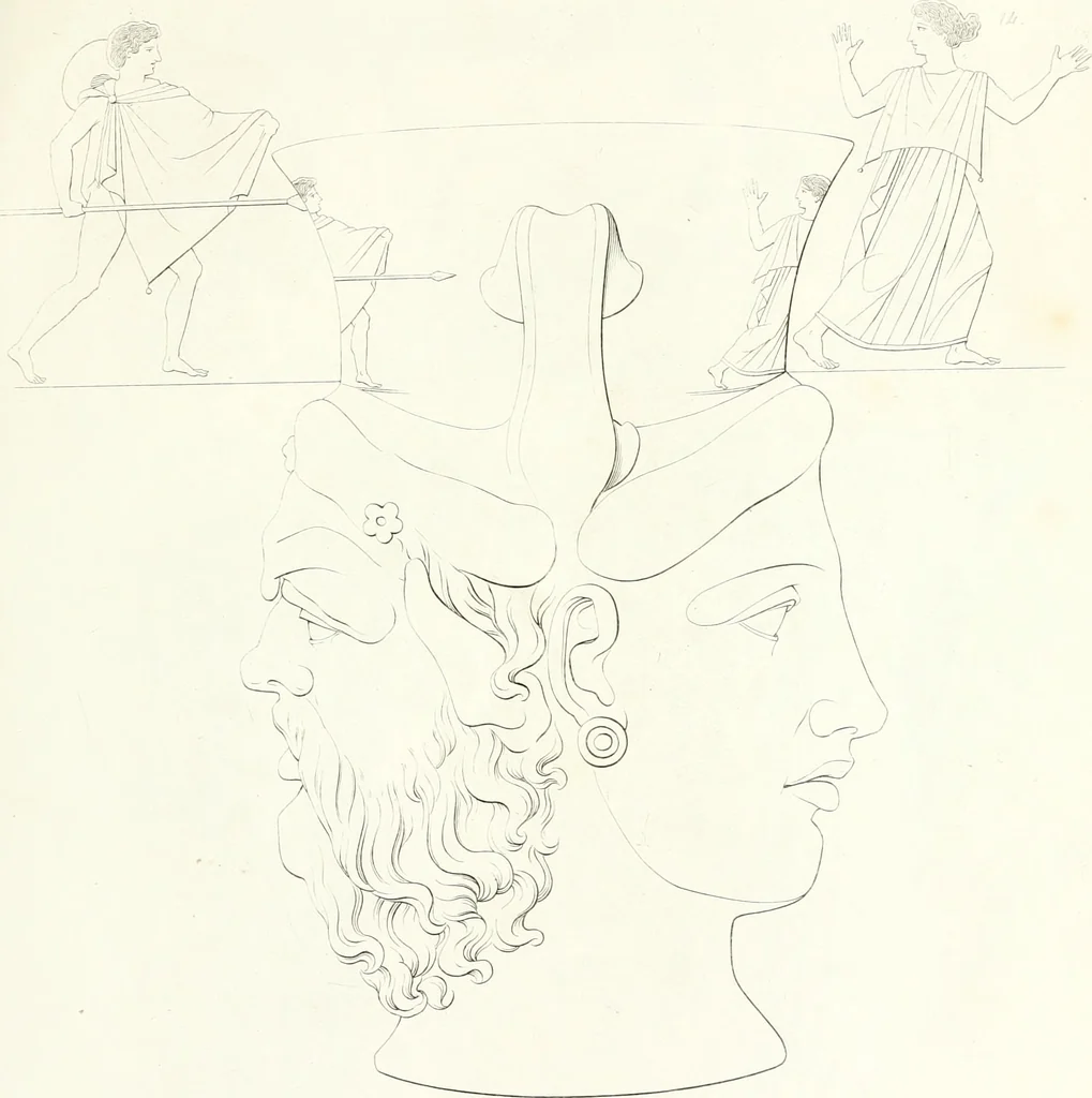An illustration from Collection of the most remarkable monuments of the National Museum, 1869, leaf 422