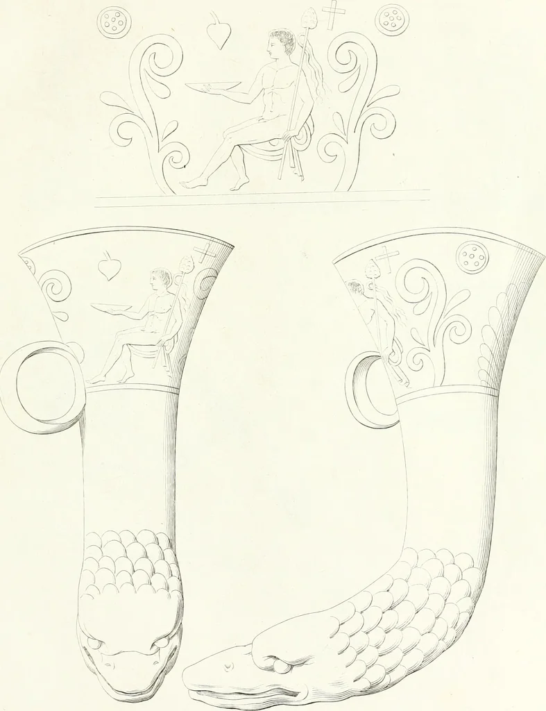 An illustration from Collection of the most remarkable monuments of the National Museum, 1869, leaf 426