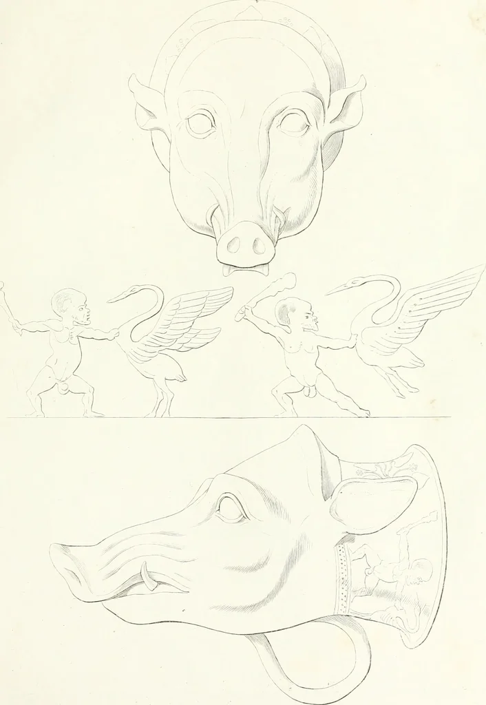 An illustration from Collection of the most remarkable monuments of the National Museum, 1869, leaf 436