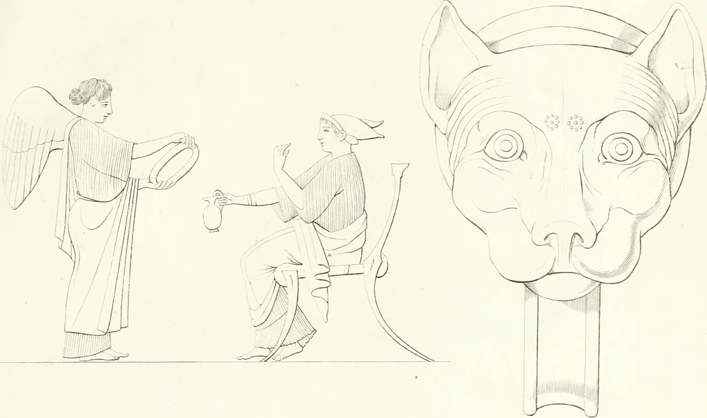 An illustration from Collection of the most remarkable monuments of the National Museum, 1869, leaf 438