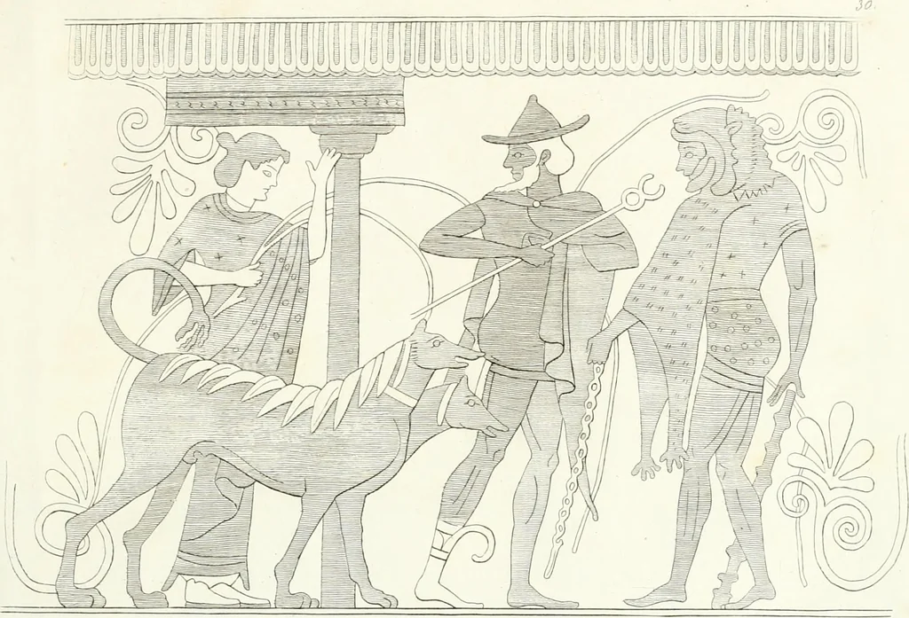An illustration from Collection of the most remarkable monuments of the National Museum, 1869, leaf 454