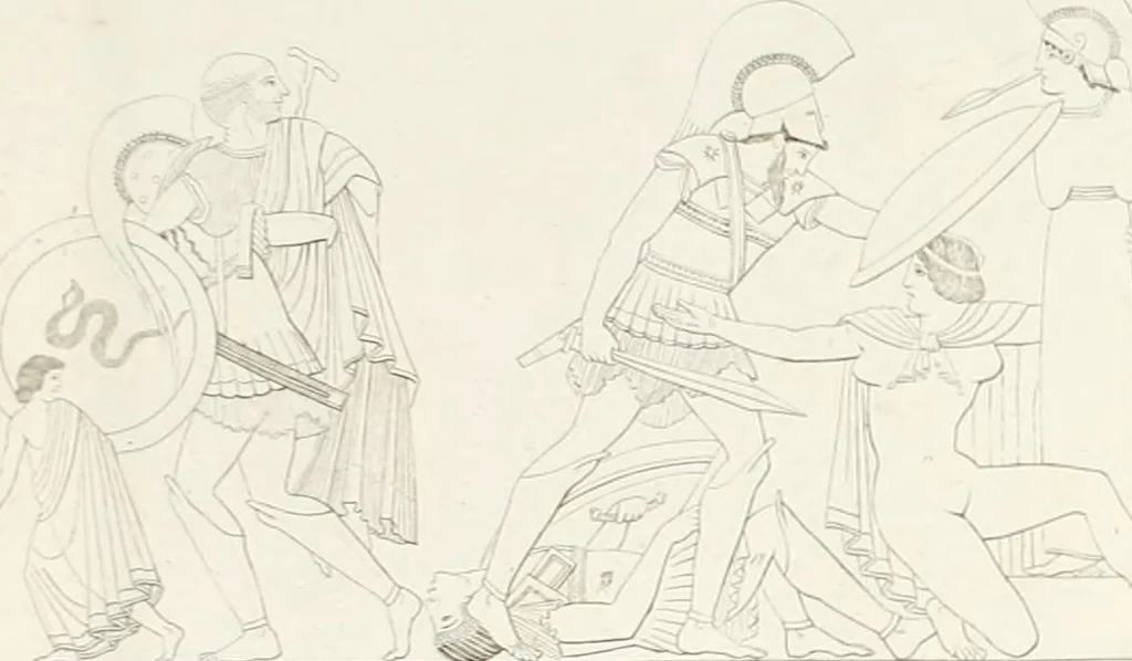 An illustration from Collection of the most remarkable monuments of the National Museum, 1869, leaf 457