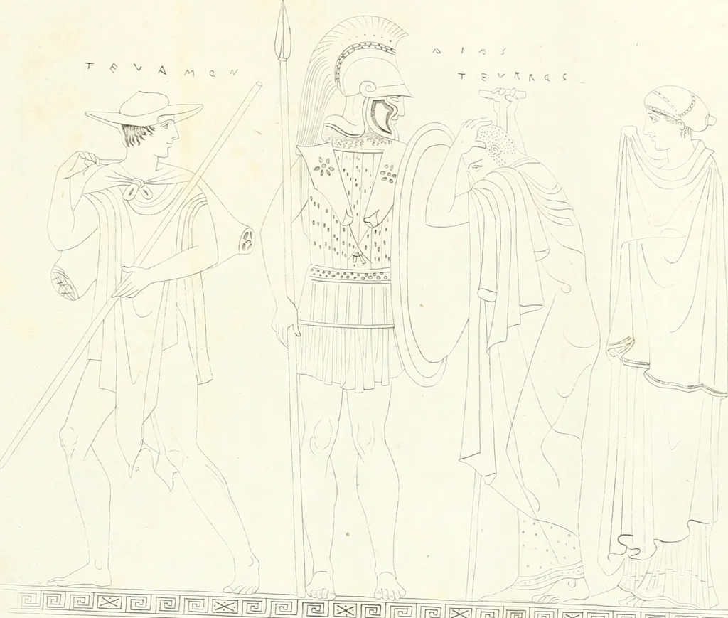 An illustration from Collection of the most remarkable monuments of the National Museum, 1869, leaf 460
