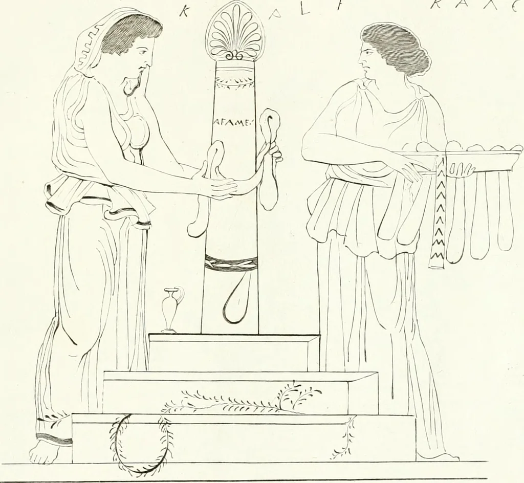 An illustration from Collection of the most remarkable monuments of the National Museum, 1869, leaf 470
