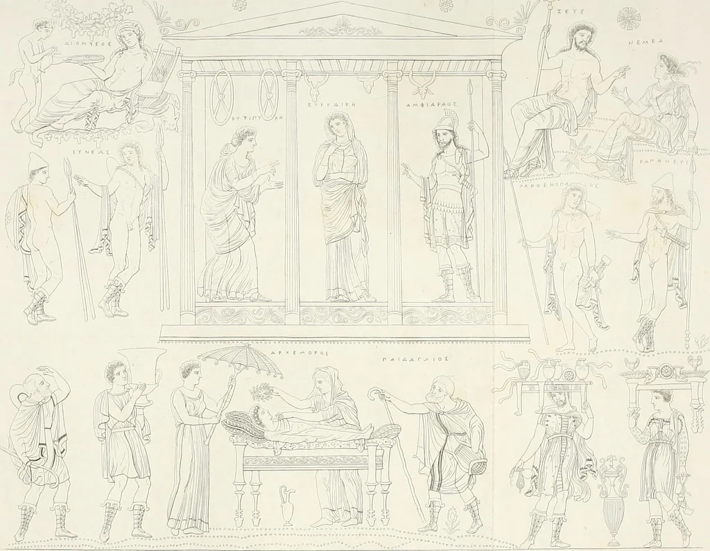 An illustration from Collection of the most remarkable monuments of the National Museum, 1869, leaf 483