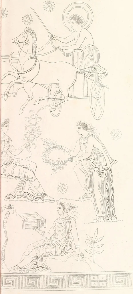 An illustration from Collection of the most remarkable monuments of the National Museum, 1869, leaf 484