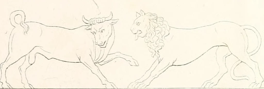 An illustration from Collection of the most remarkable monuments of the National Museum, 1869, leaf 486