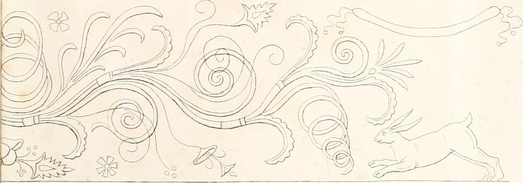 An illustration from Collection of the most remarkable monuments of the National Museum, 1869, leaf 486