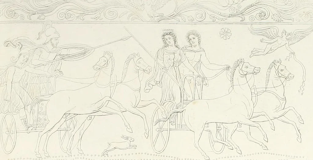An illustration from Collection of the most remarkable monuments of the National Museum, 1869, leaf 487