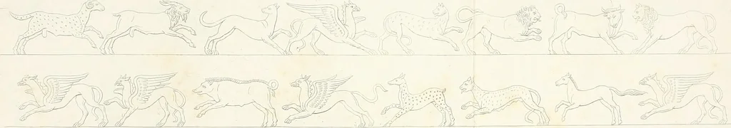 An illustration from Collection of the most remarkable monuments of the National Museum, 1869, leaf 487