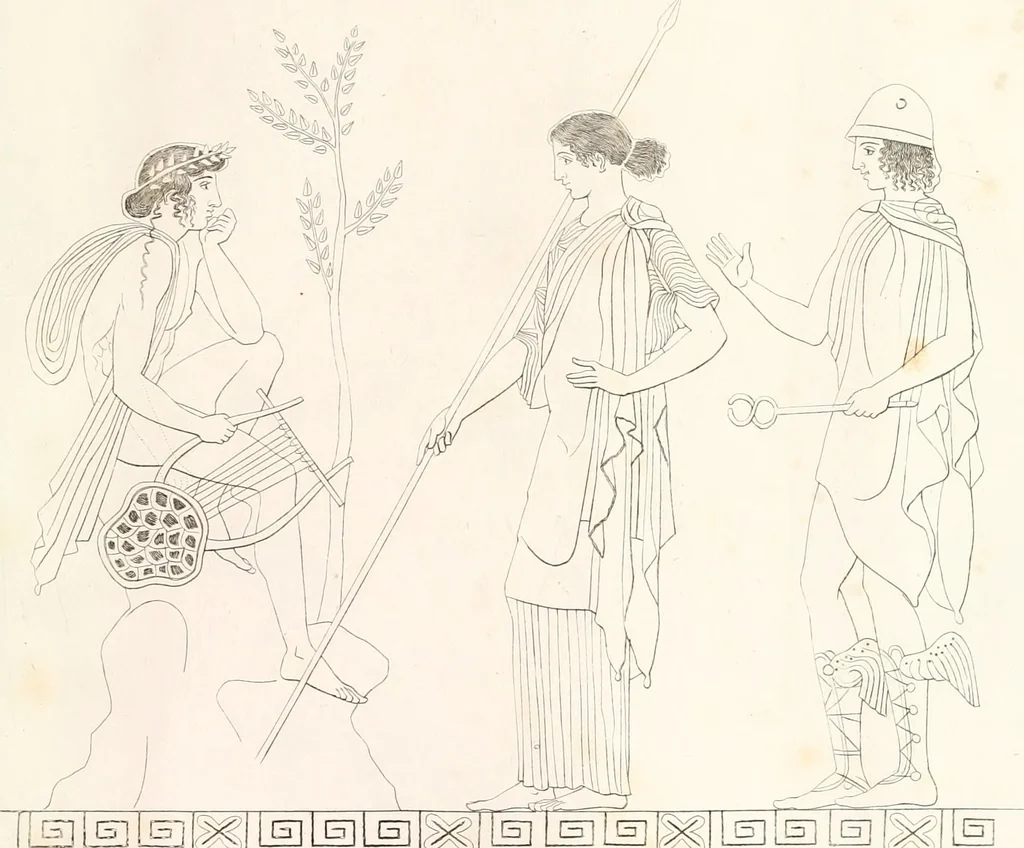 An illustration from Collection of the most remarkable monuments of the National Museum, 1869, leaf 488