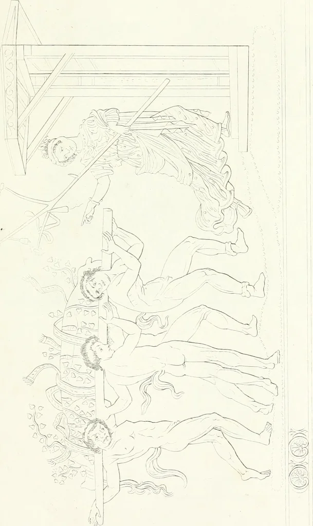 An illustration from Collection of the most remarkable monuments of the National Museum, 1869, leaf 492