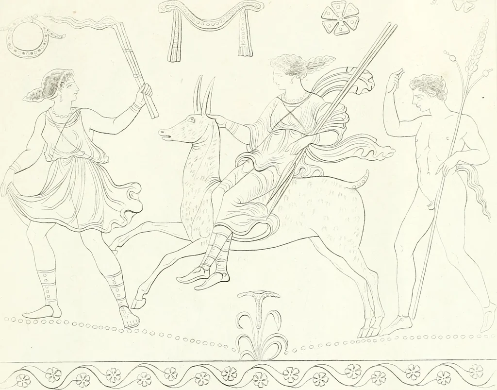 An illustration from Collection of the most remarkable monuments of the National Museum, 1869, leaf 496