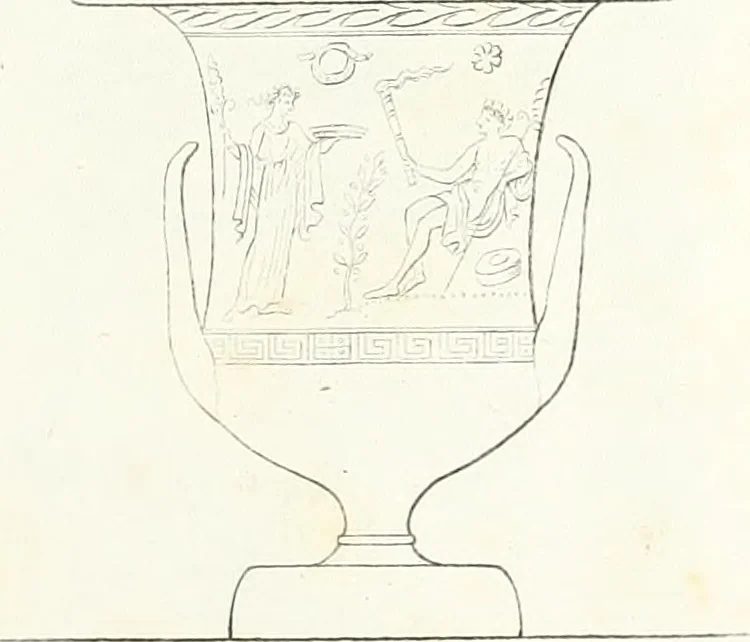 An illustration from Collection of the most remarkable monuments of the National Museum, 1869, leaf 496