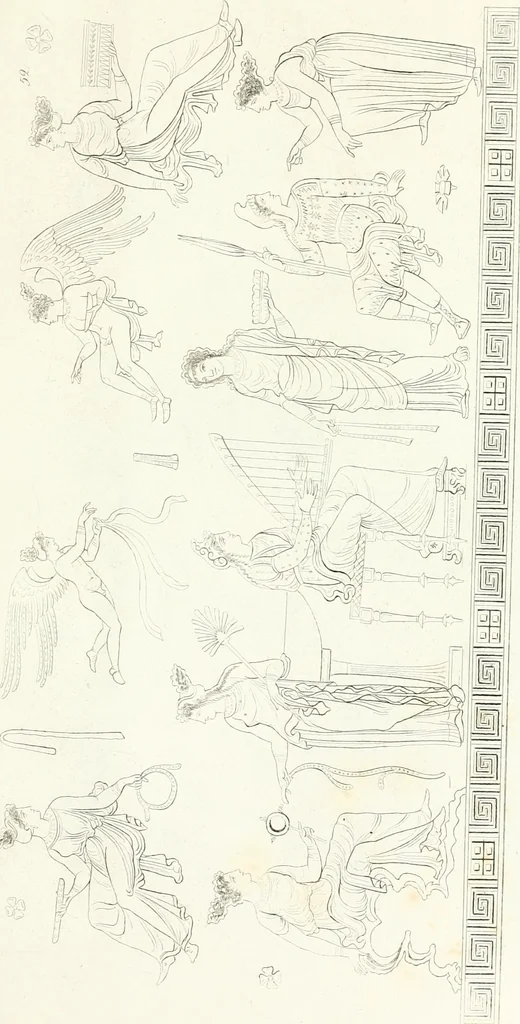 An illustration from Collection of the most remarkable monuments of the National Museum, 1869, leaf 498