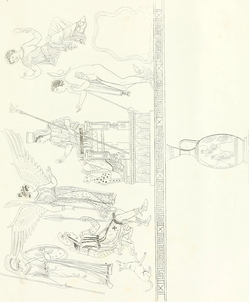 An illustration from Collection of the most remarkable monuments of the National Museum, 1869, leaf 500