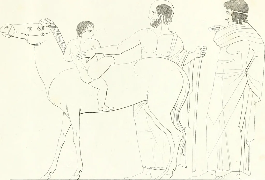 An illustration from Collection of the most remarkable monuments of the National Museum, 1869, leaf 512