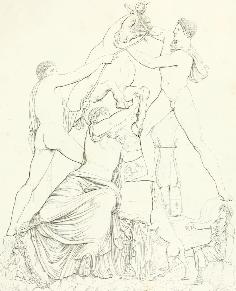 An illustration from Collection of the most remarkable monuments of the National Museum, 1869, leaf 6