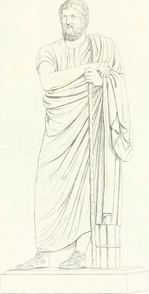 An illustration from Collection of the most remarkable monuments of the National Museum, 1869, leaf 66