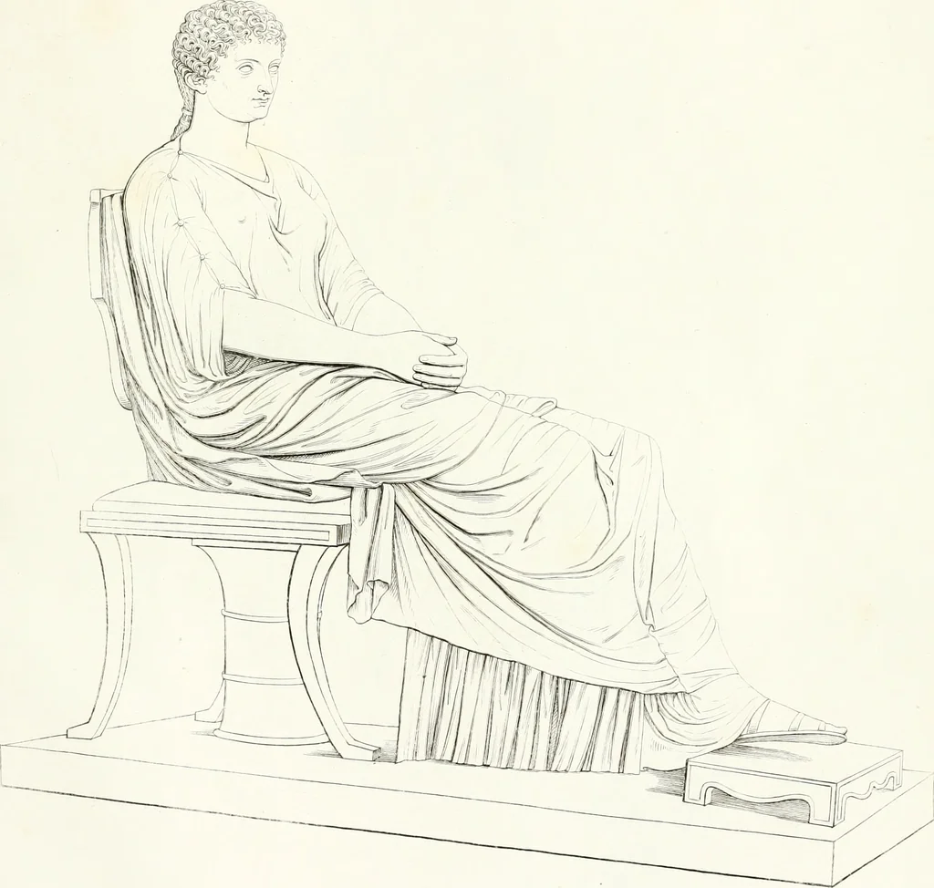 An illustration from Collection of the most remarkable monuments of the National Museum, 1869, leaf 68