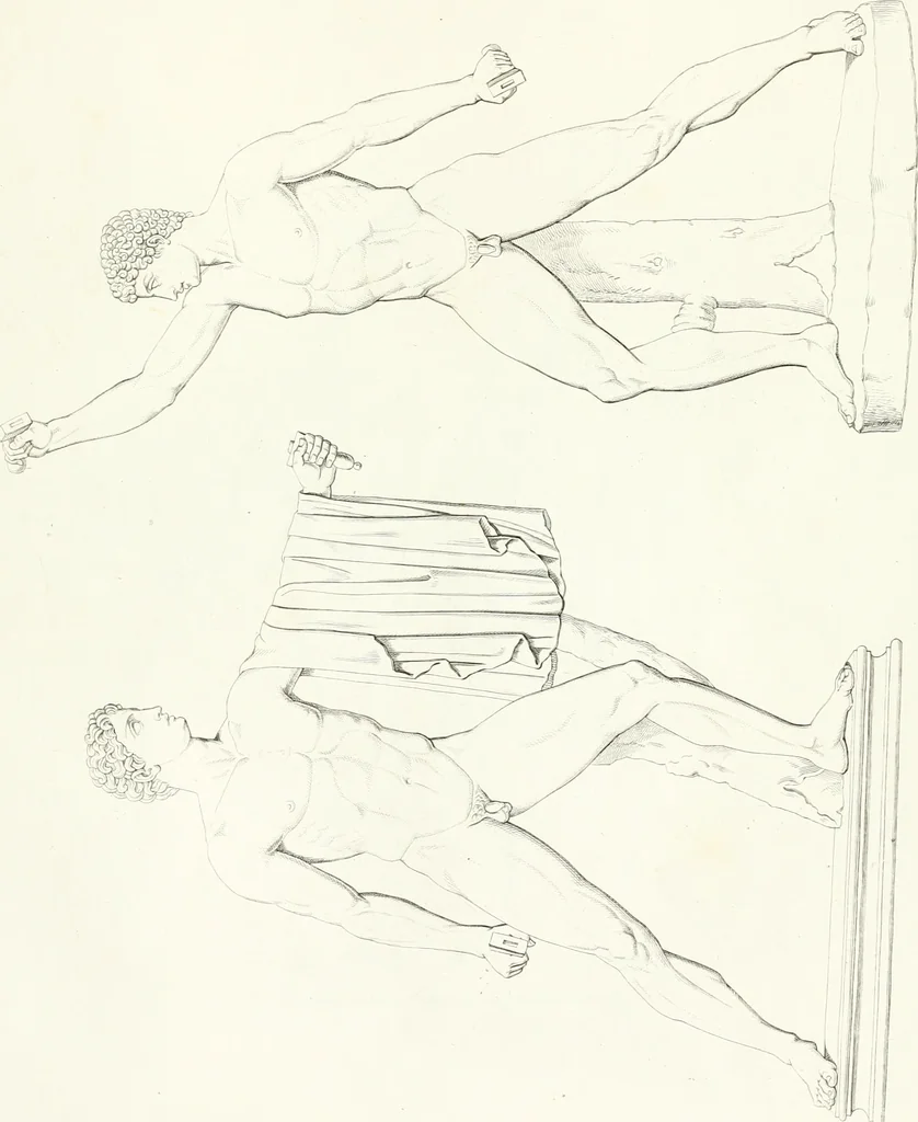 An illustration from Collection of the most remarkable monuments of the National Museum, 1869, leaf 74