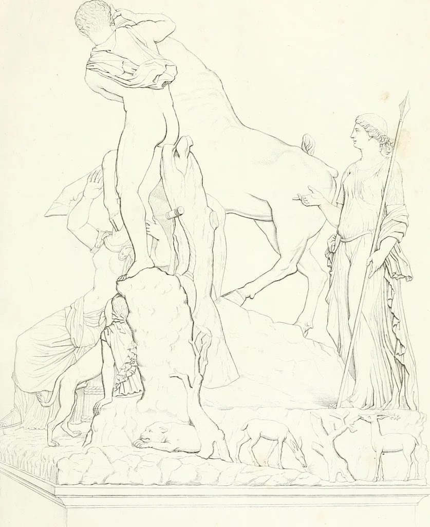 An illustration from Collection of the most remarkable monuments of the National Museum, 1869, leaf 8