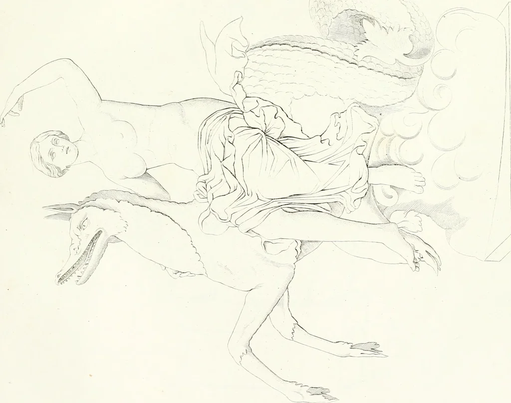 An illustration from Collection of the most remarkable monuments of the National Museum, 1869, leaf 80