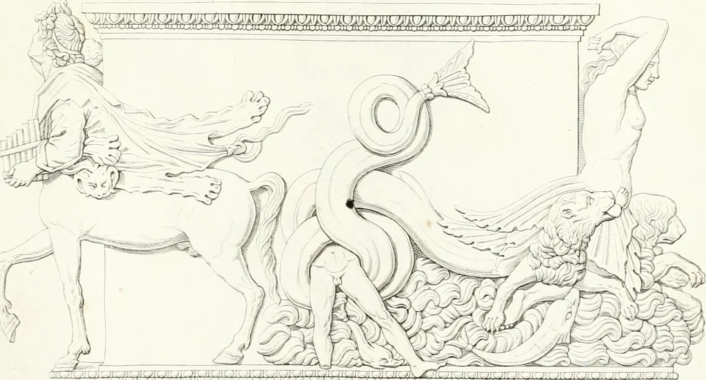 An illustration from Collection of the most remarkable monuments of the National Museum, 1869, leaf 86