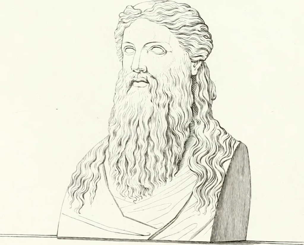 An illustration from Collection of the most remarkable monuments of the National Museum, 1869, leaf 90