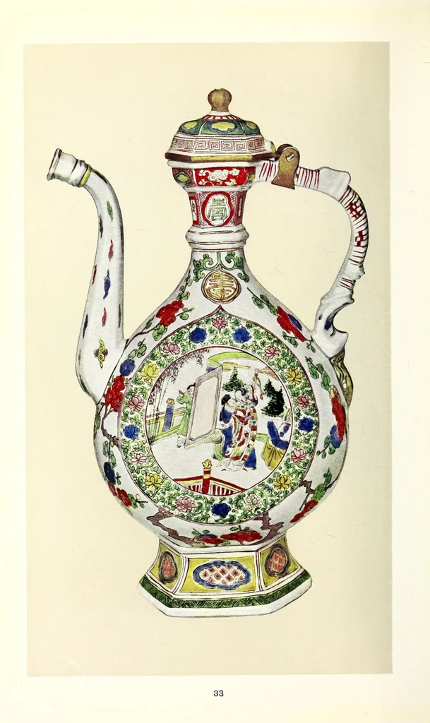 An illustration from A collection of rare old Chinese porcelains : collected by Sir William Bennett, K.C.V.O, 1910, leaf 28
